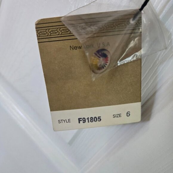 Vintage Bergamo burgundy textured blazer Size 6 NWT - Picture 7 of 8